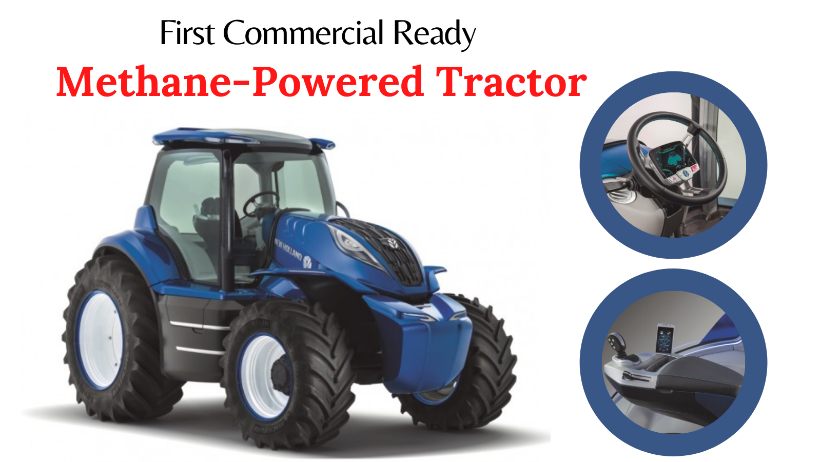 New Holland Showcases T6.180 Methane Power Tractor